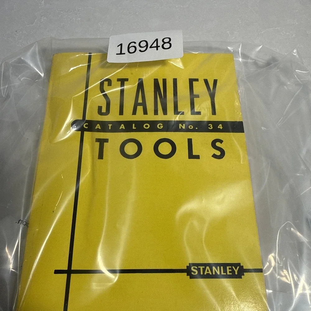 Stanley Tools Catalog No. 34 Vintage 1958 Edition PB Paperback EXCELLENT